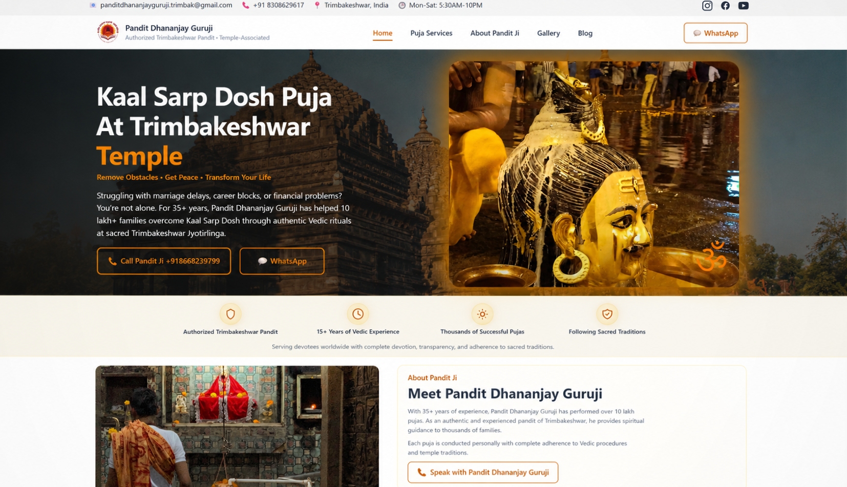 Trimbakeshwar Pandit Platform Preview